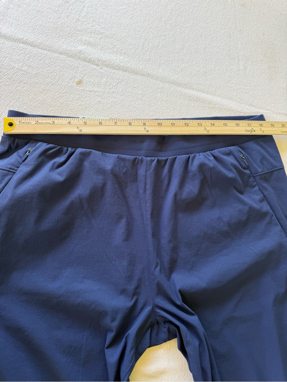 SOYBU Performance Jogger Pants XL Blue Stretch Zip Pocket Athleisure NWT - Picture 11 of 14
